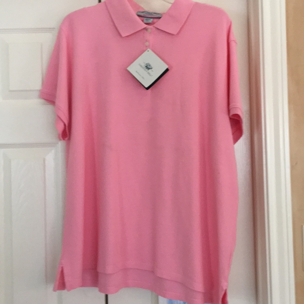 CHESTNUT HILL PINK POLO STYLE SHIRT